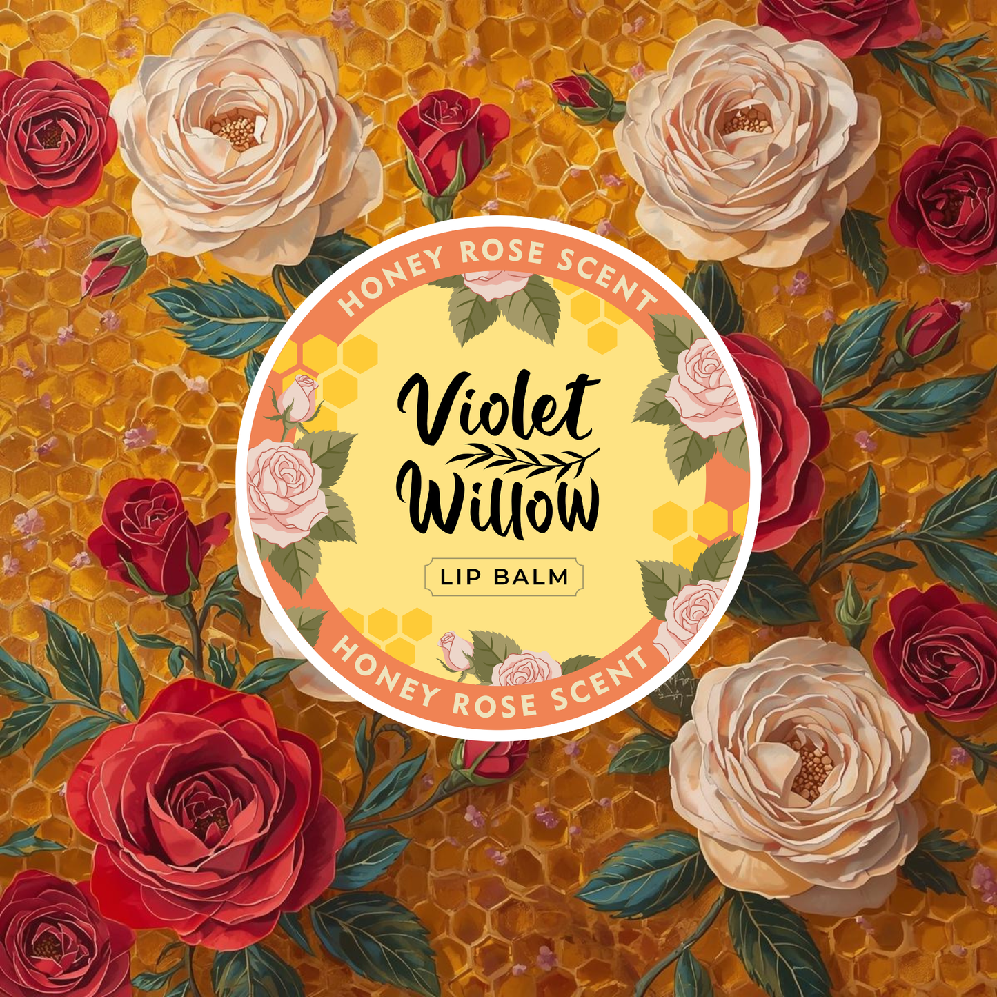 Violet Willow "Honey Rose" Lip Balm