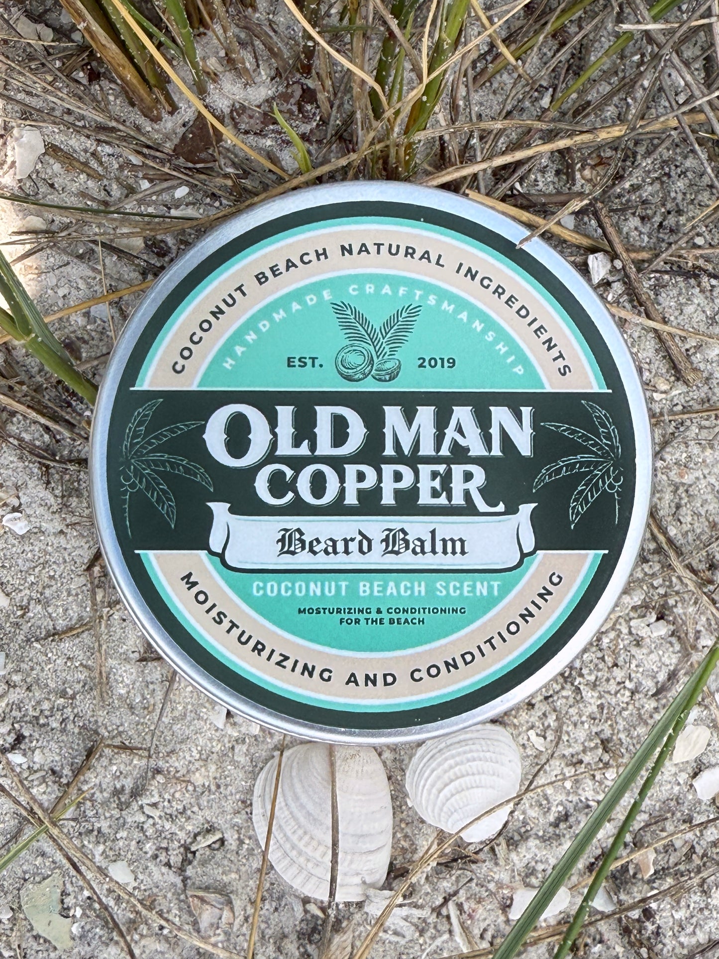 Old Man Copper "Coconut Beach" Beard Balm