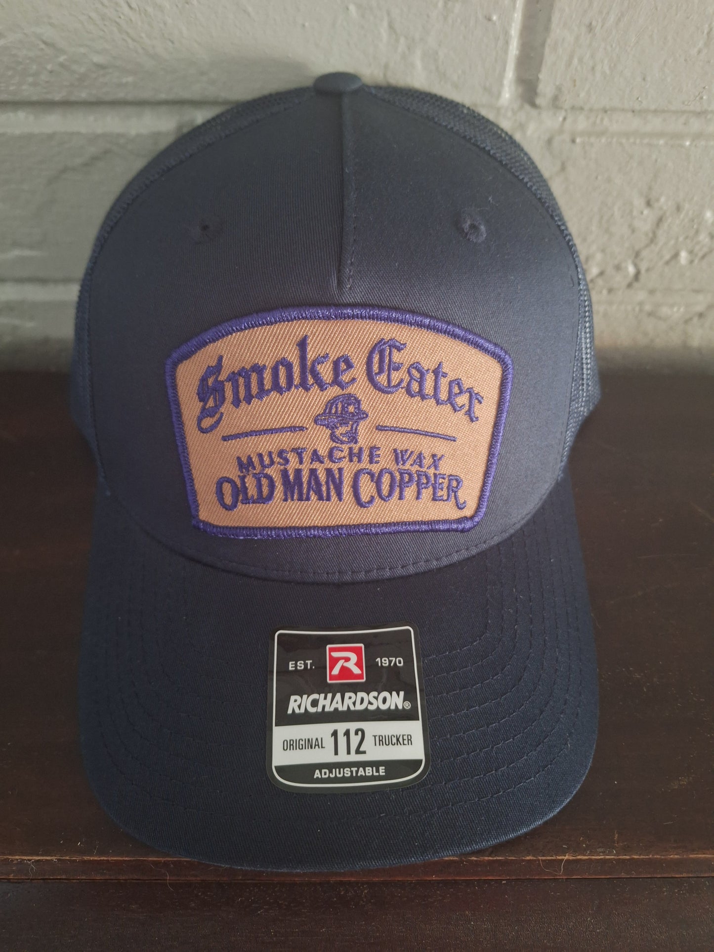 Old Man Copper "Smoke Eater" Navy Blue Hat