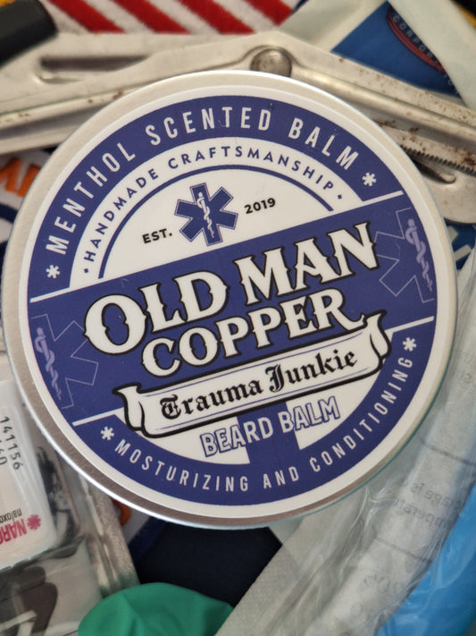 Old Man Copper "Trauma Junkie" Menthol Beard Balm