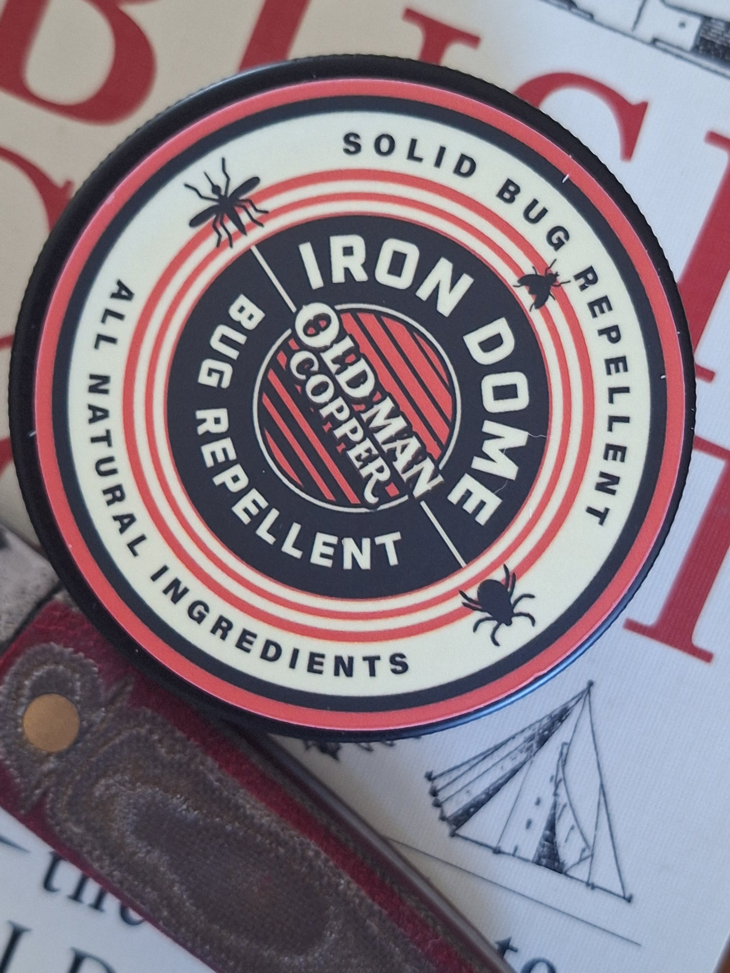 Old Man Copper "Iron Dome" Solid Bug Repellent