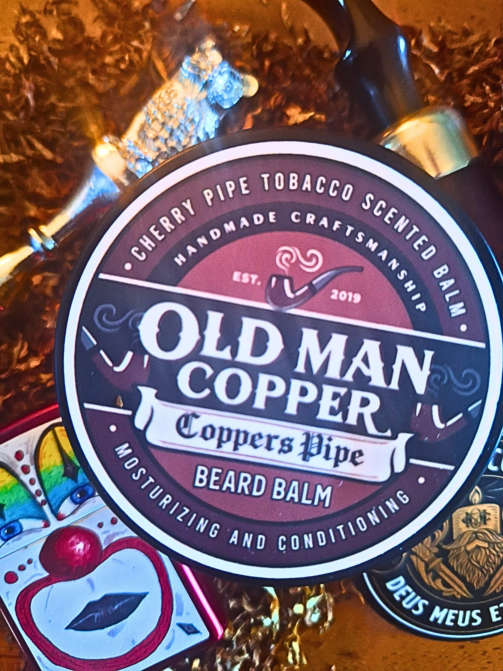 pipe tobacco beard balm Old Man Copper 