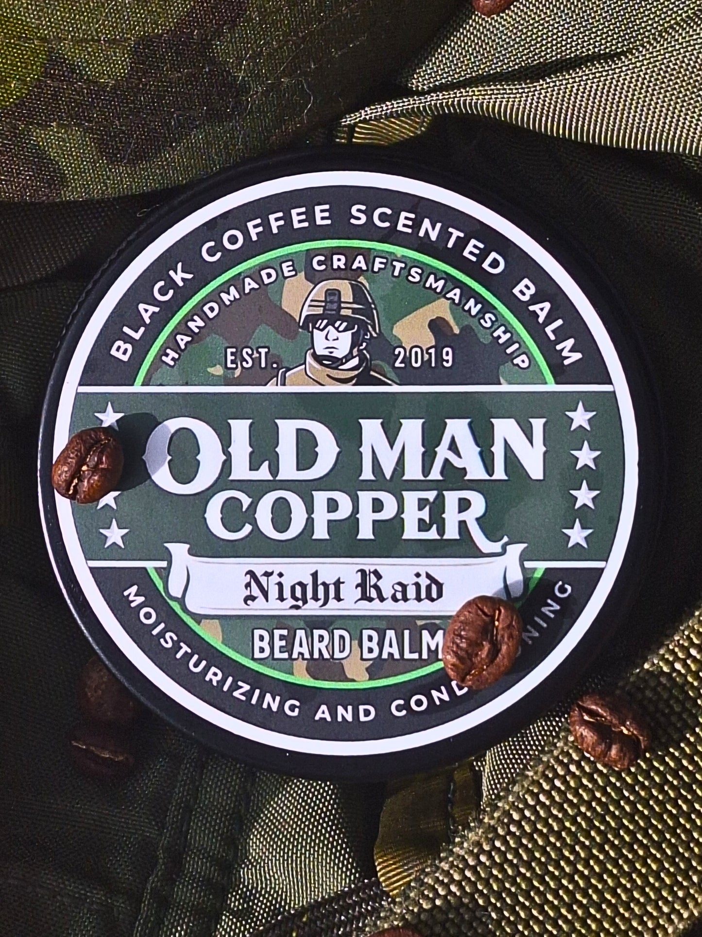 Old Man Copper "Night Raid" Coffee Beard Balm