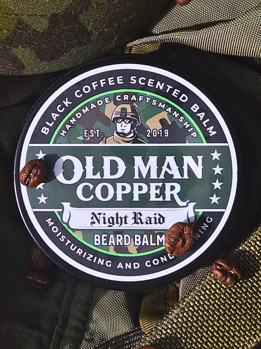 Old Man Copper "Night Raid" Coffee Beard Balm