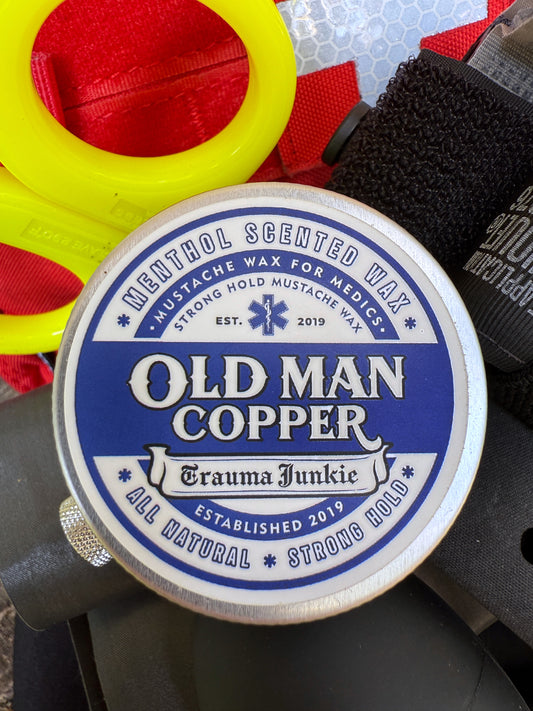 Old Man Copper "Trauma Junkie" Mustache Wax