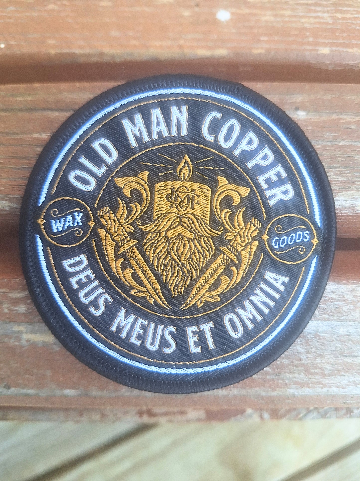 Old Man Copper 3x3 Logo Patch with Velcro