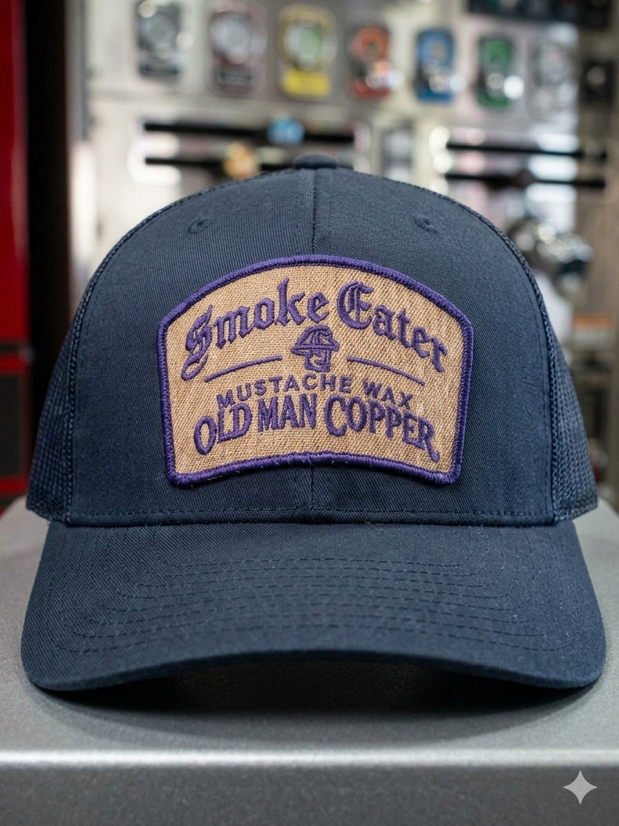 Old Man Copper "Smoke Eater" Navy Blue Hat